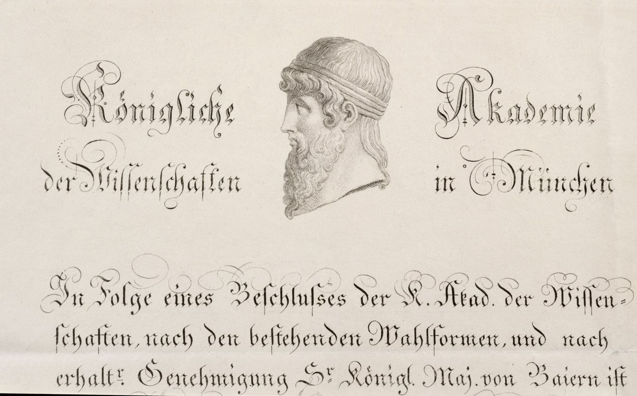 Münih Kraliyet Bilim Akademisi resmi belgesi by German School