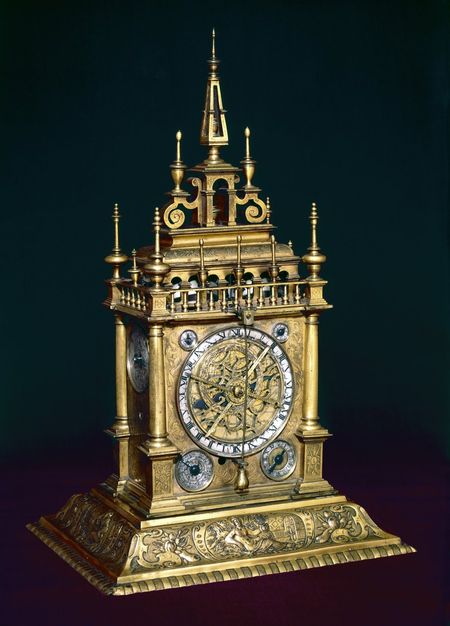 Augsburg saati, c.1630 (metal) by German School