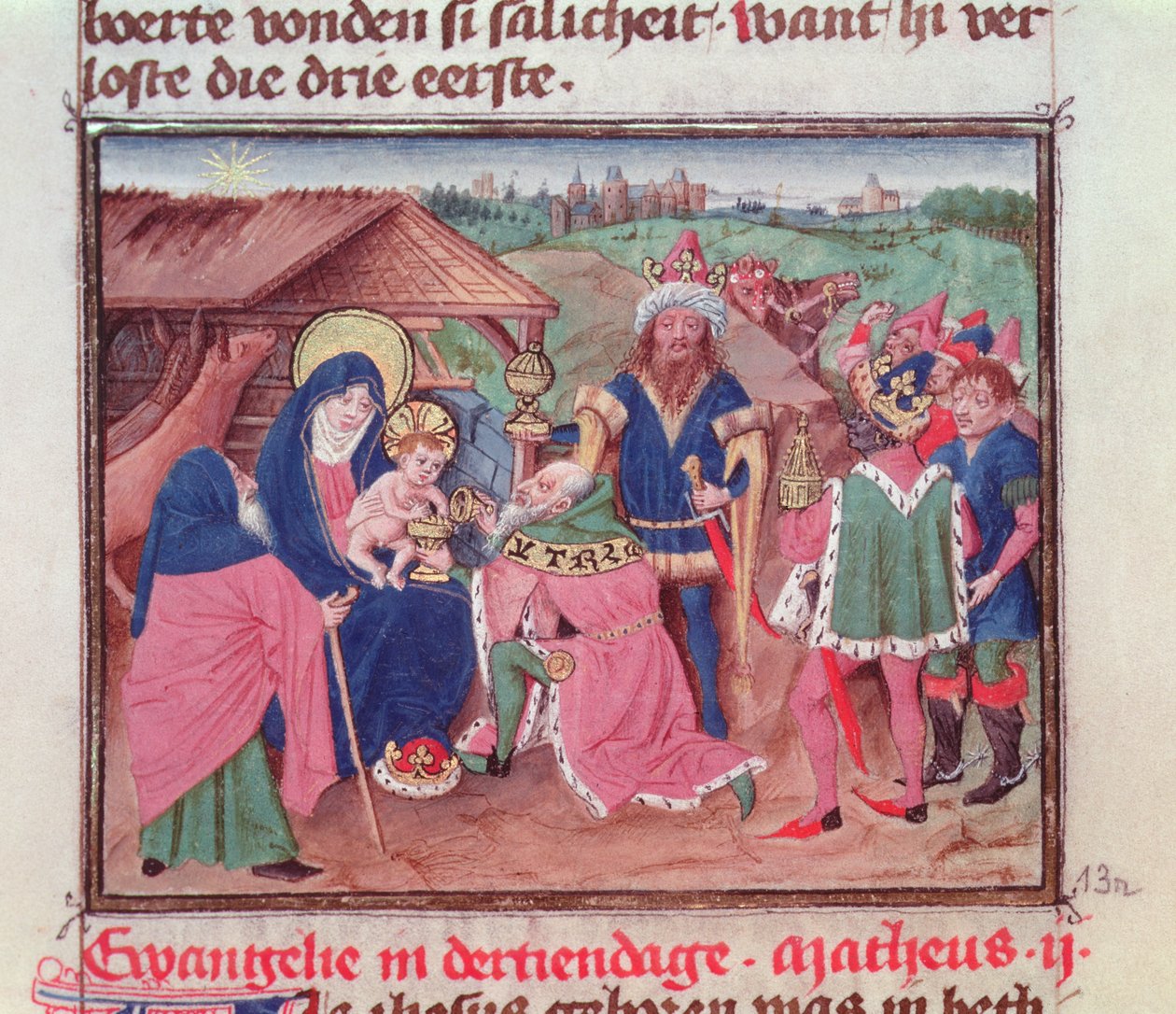 Codex 2772 f.13 Magi