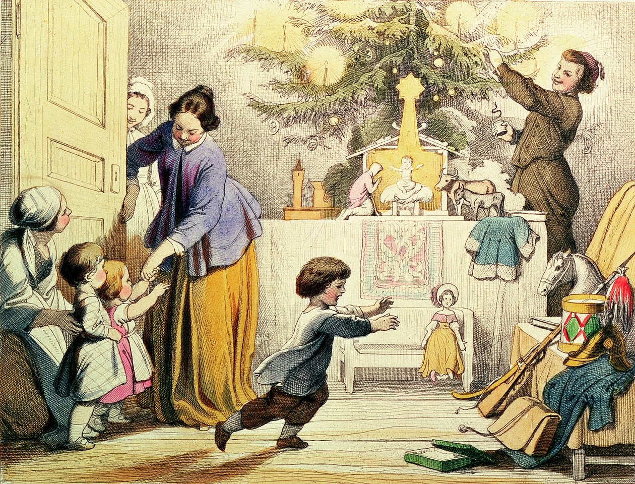 Noel Ağacını Süslemek by German School
