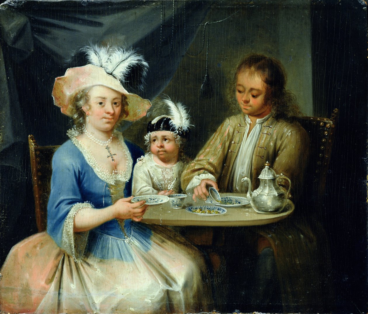 Aile Portresi, c.1760 by German School