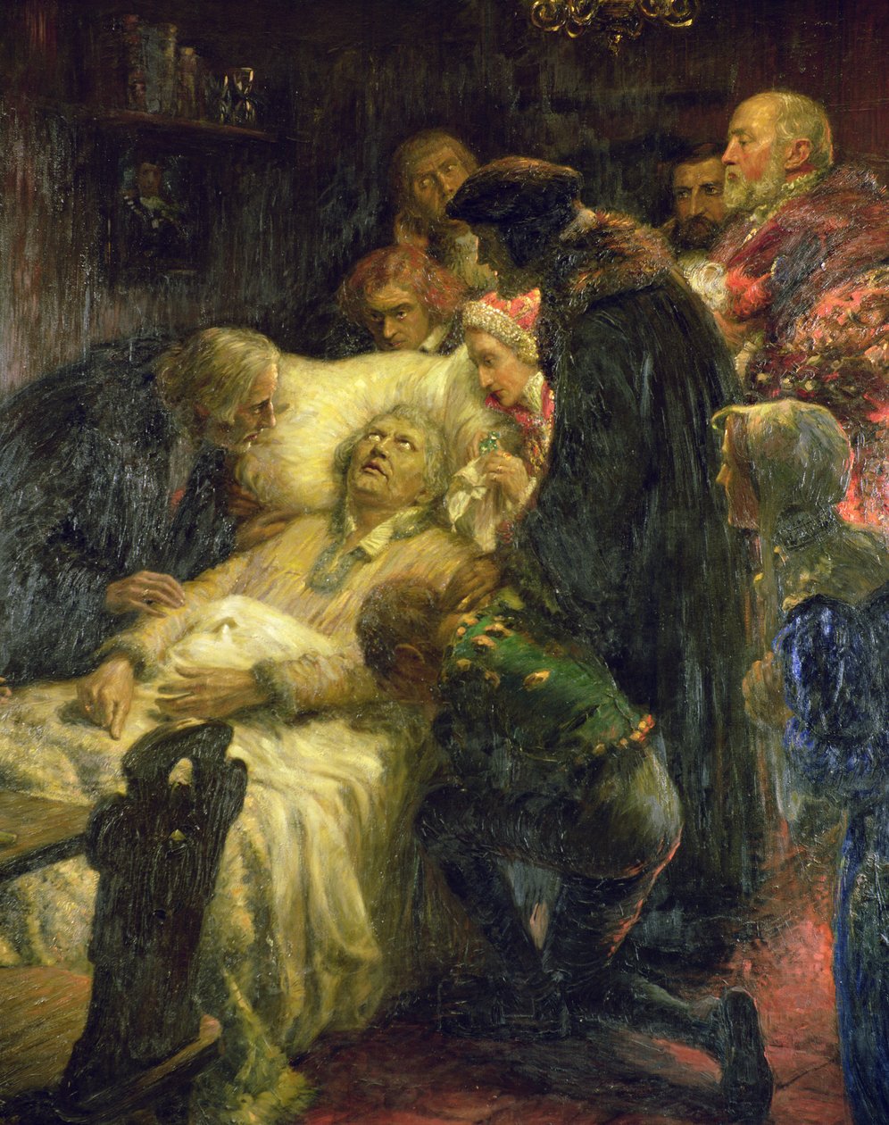 Luther Ölüm Sahnesi by German School