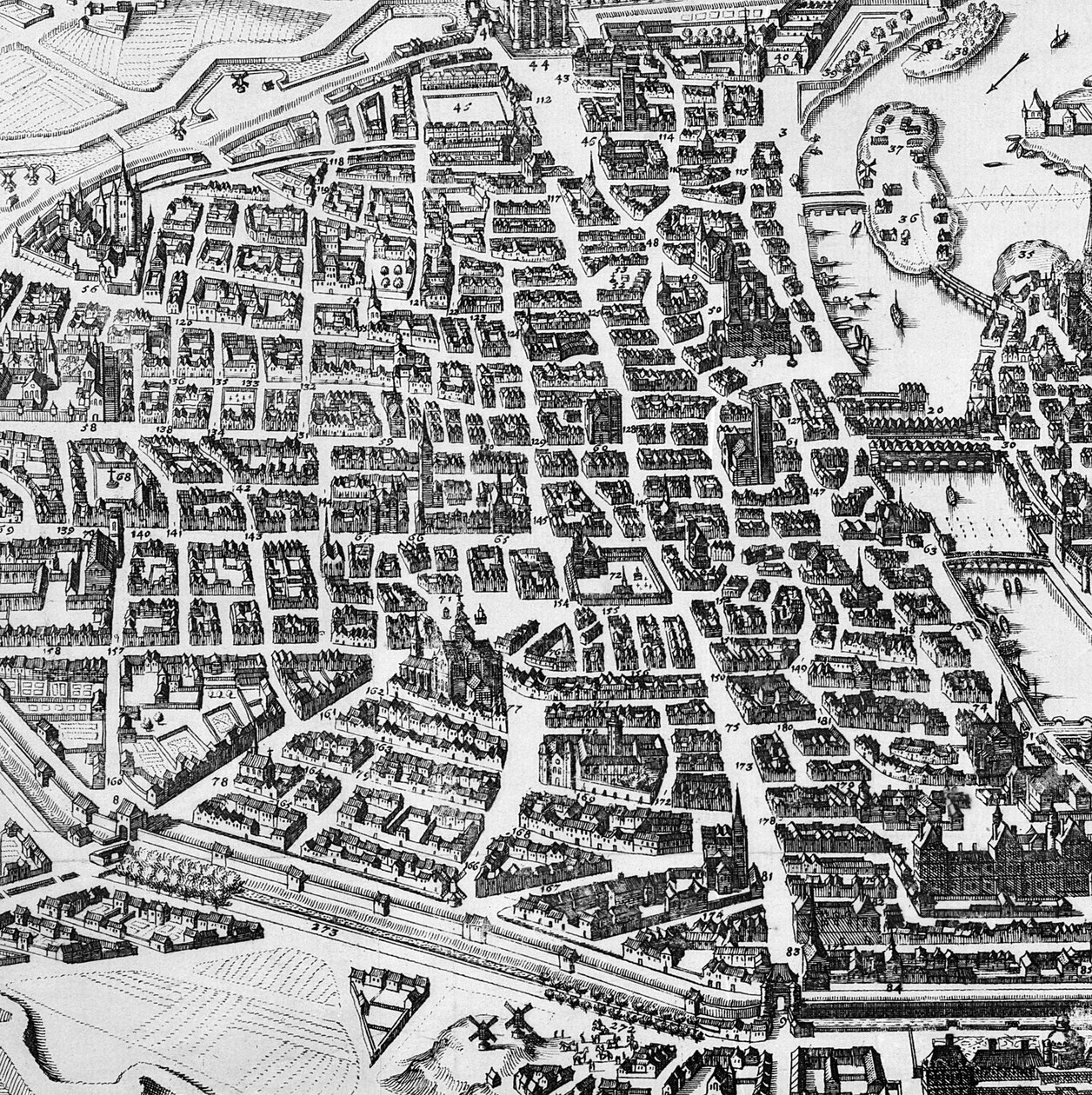 Paris Haritası, 1620 (285193 detayı) by German School