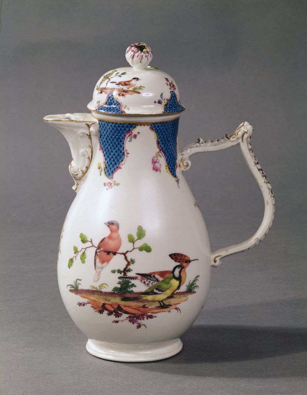 Meissen porselen cezve, c.1760 (porselen) by German School