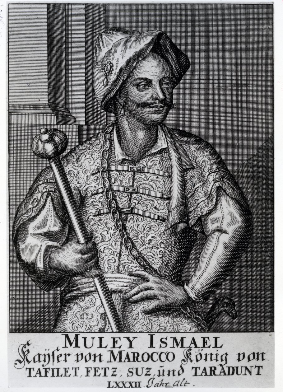 Moulay İsmail İbn Şerif, 1719 by German School
