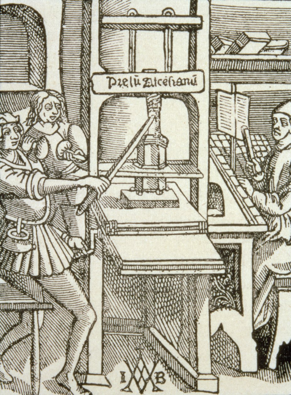 1498 Matbaası, o yıl basılan bir kitaptan by German School