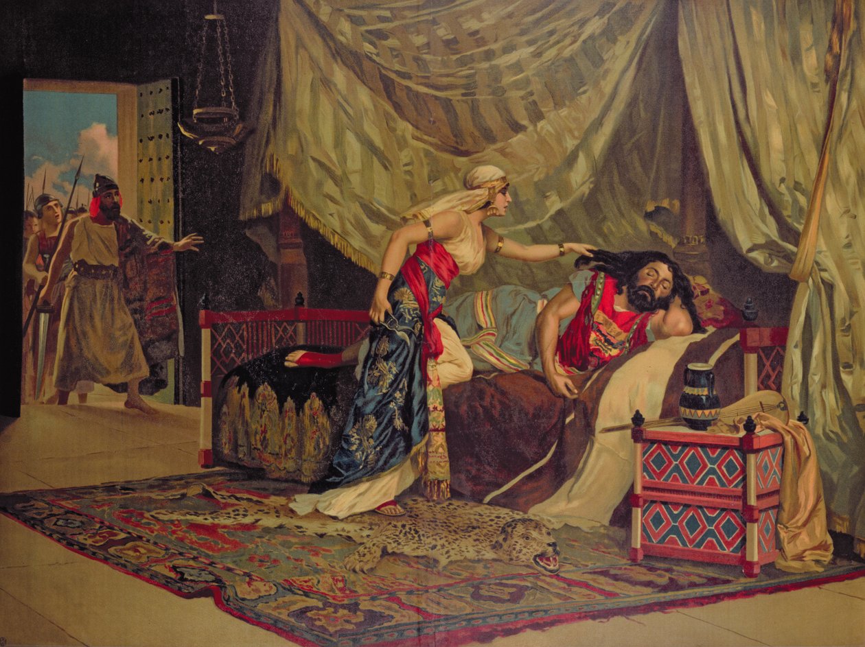 Samson ve Delilah by German School