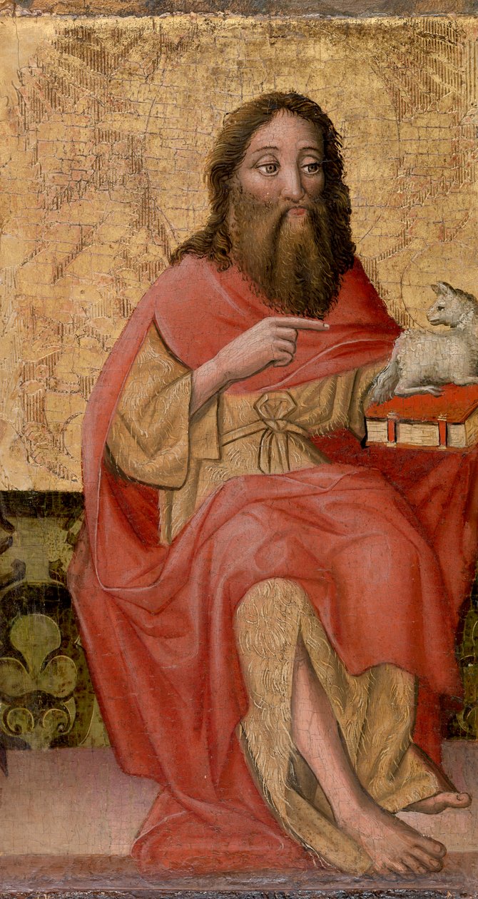 St John the Baptist (panelde tempera) by German School