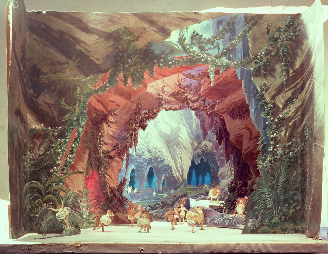 Stage model for the opera 