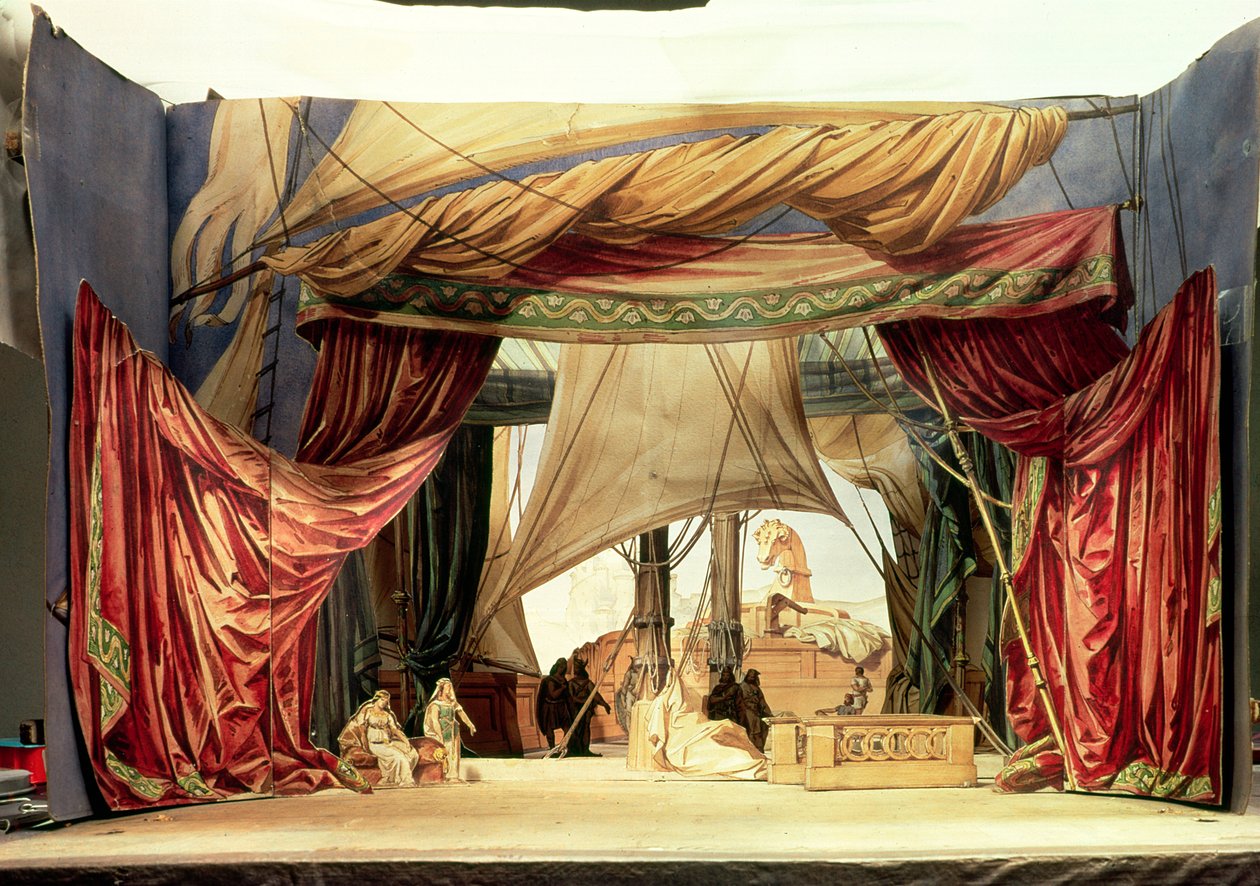 Stage model for the opera 