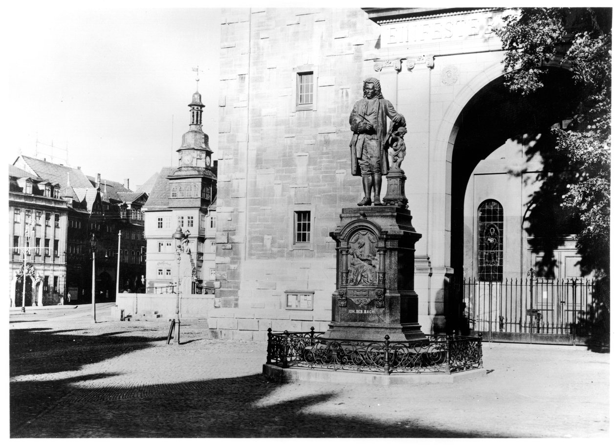 Johann Sebastian Bach Heykeli (1685-1750) by German School