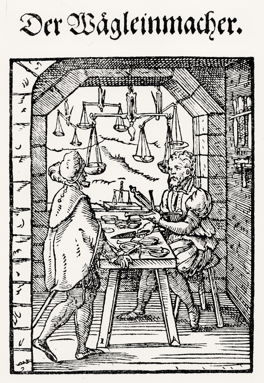 Hartman Schopper tarafından yayınlanan The Scale Maker by German School