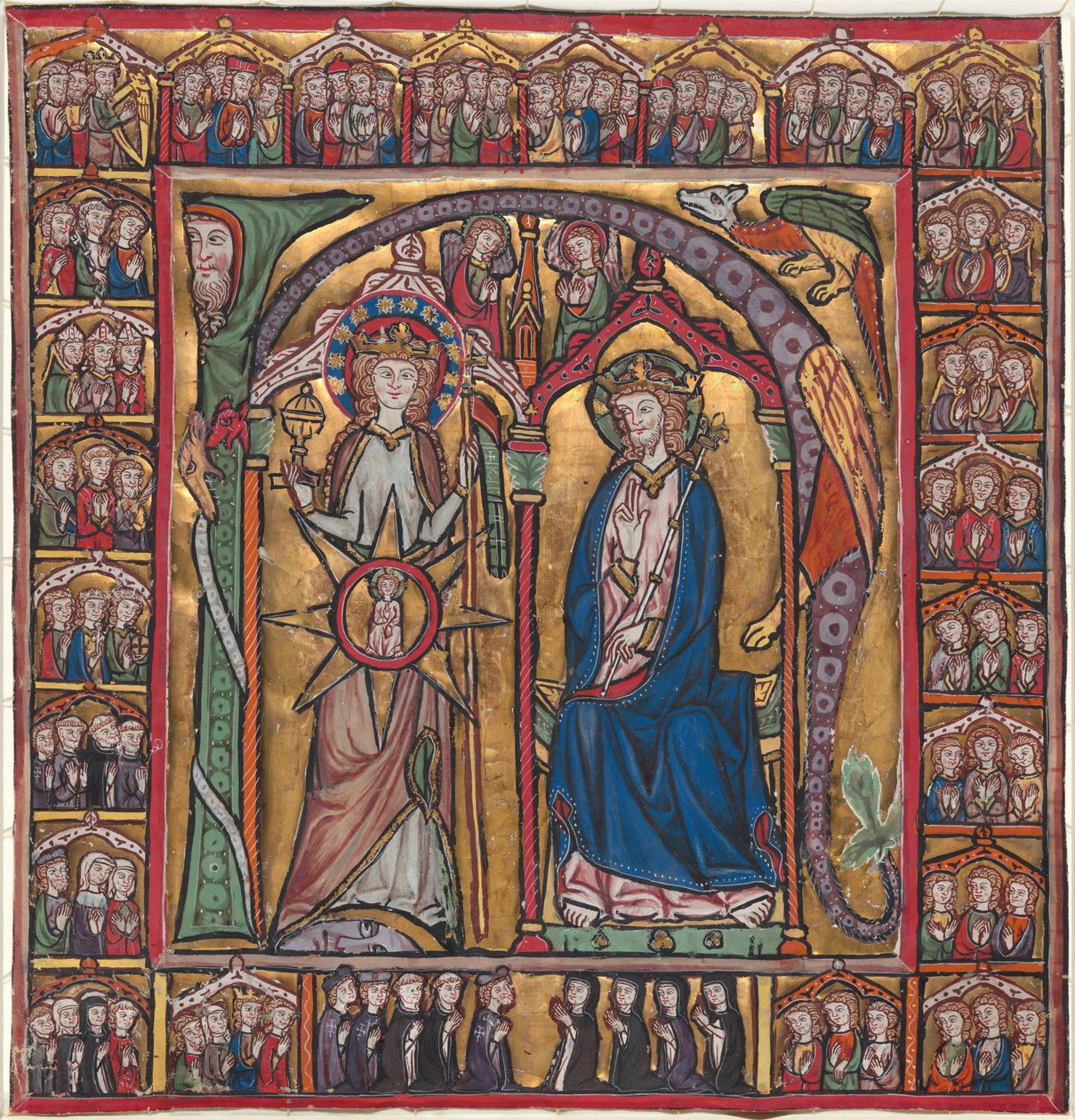 Kilisenin Zaferi by German 13th Century