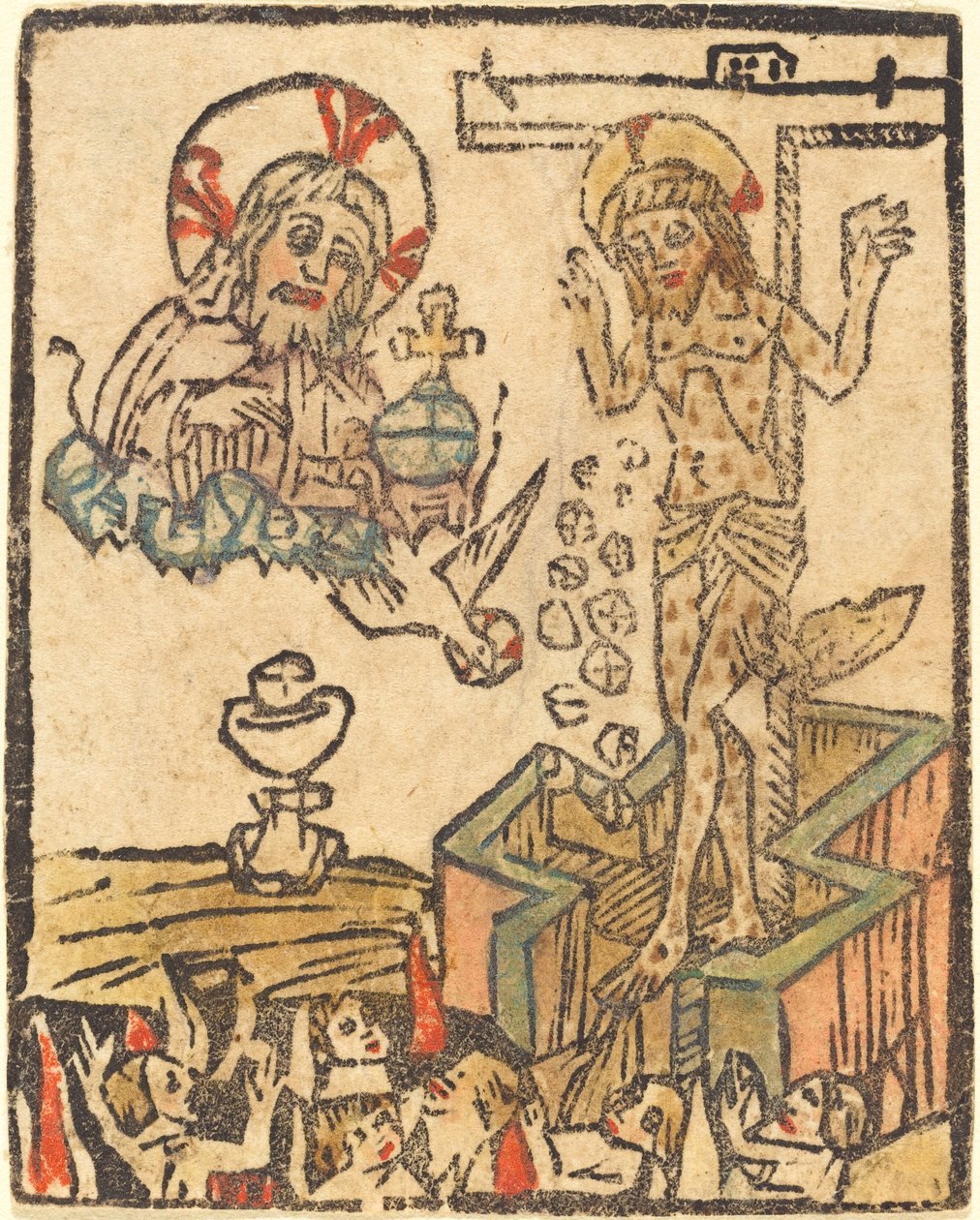 Efkaristiya Alegori by German 15th Century