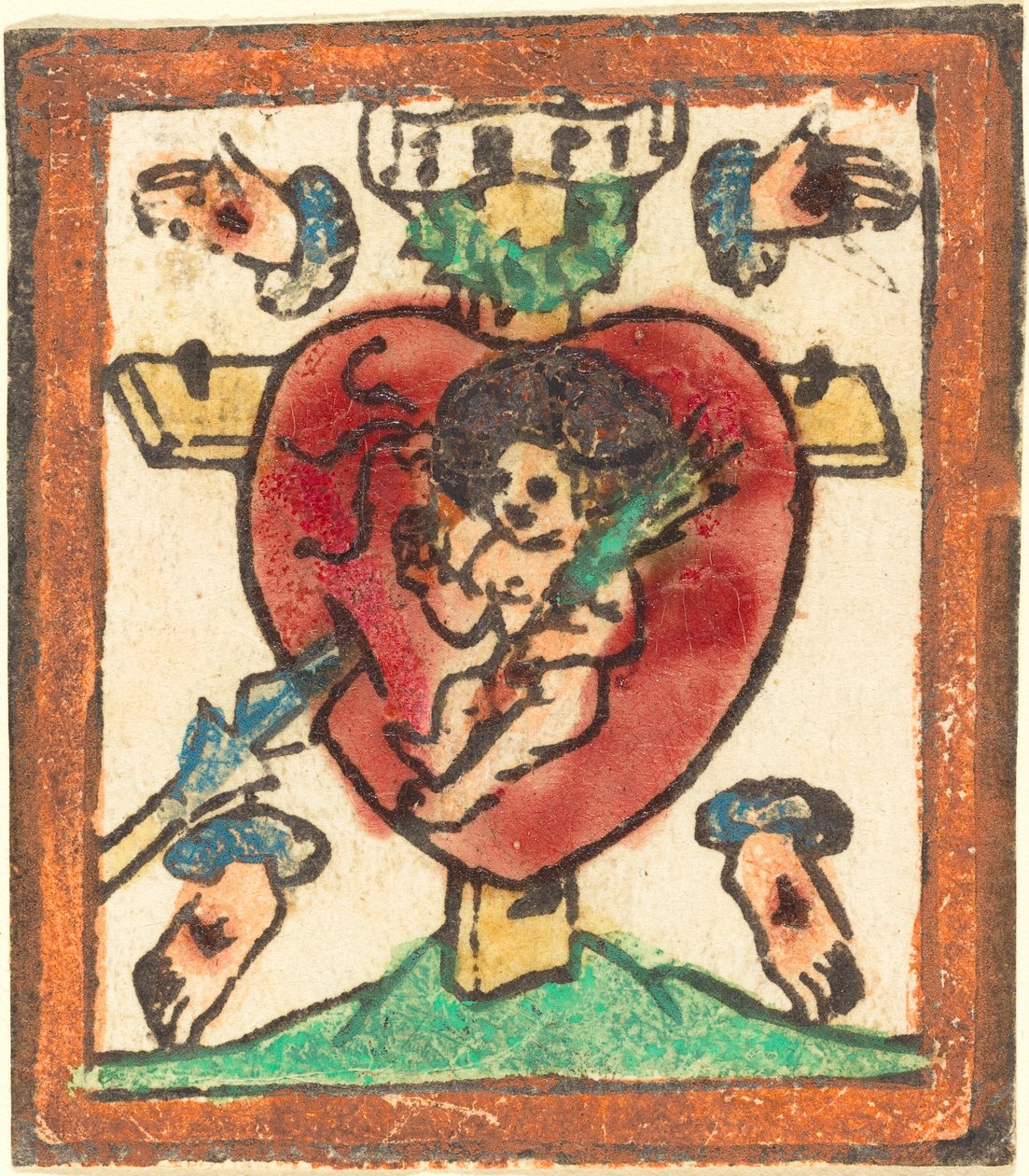Kutsal Kalpteki Mesih Çocuk by German 15th Century
