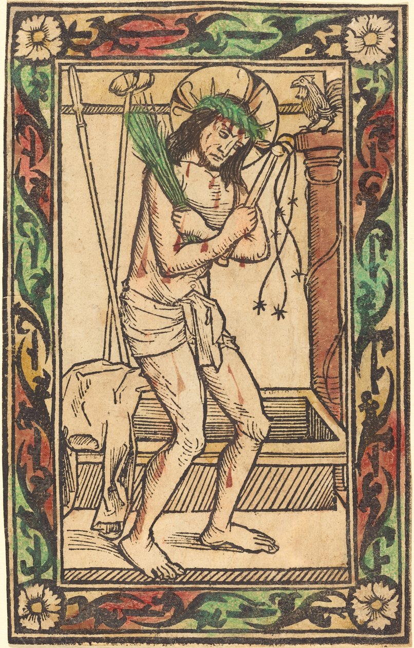 Hüzünlerin Adamı Olarak İsa by German 15th Century