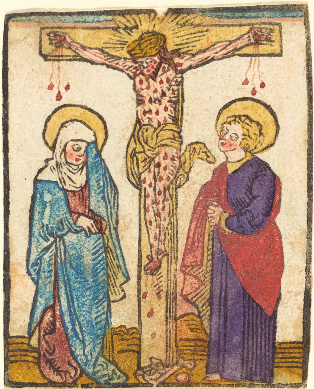 İsa çarmıhta by German 15th Century