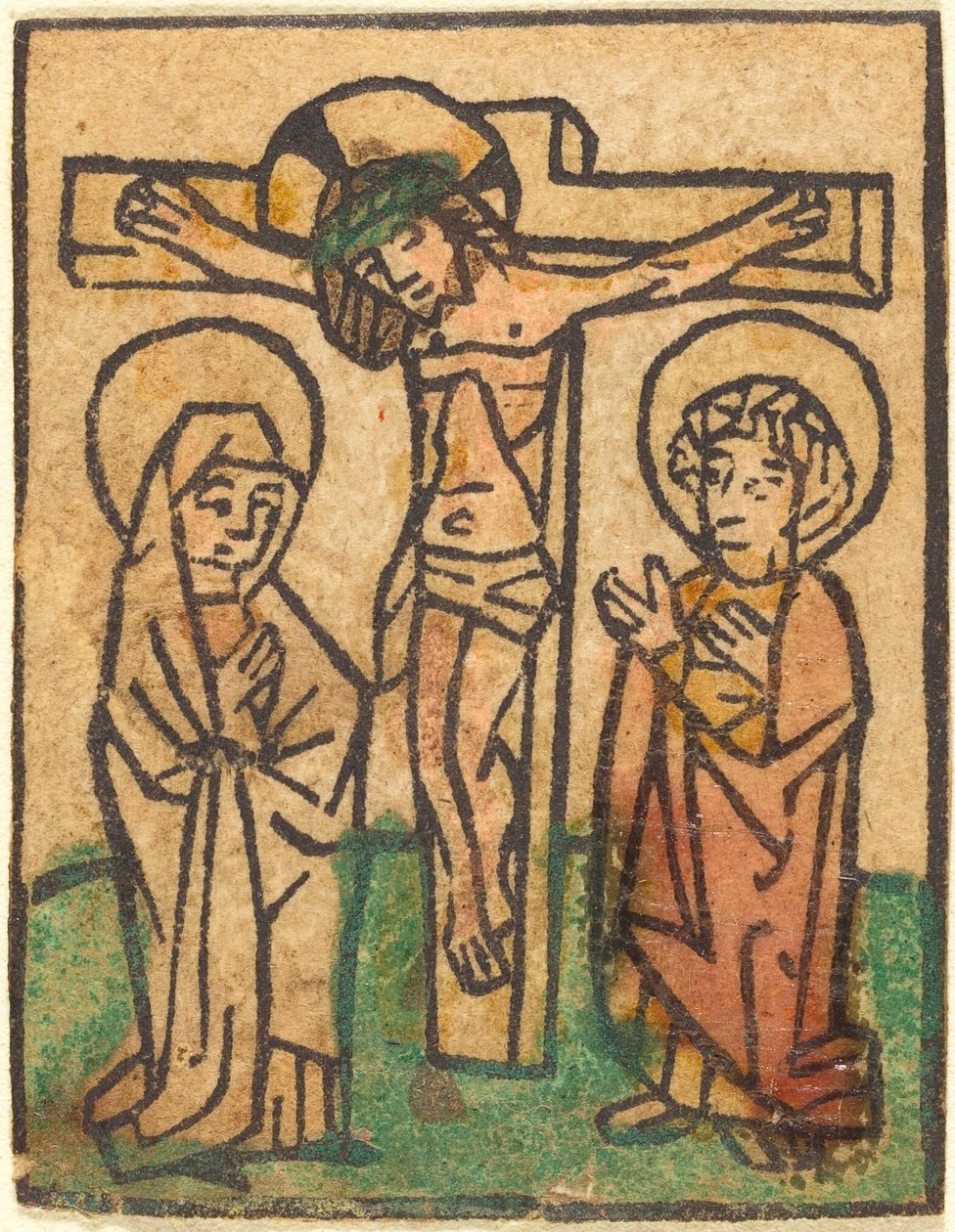 İsa çarmıhta by German 15th Century