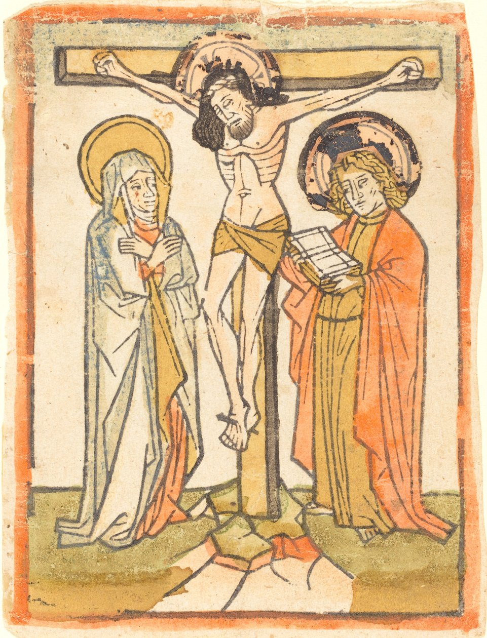 İsa çarmıhta by German 15th Century