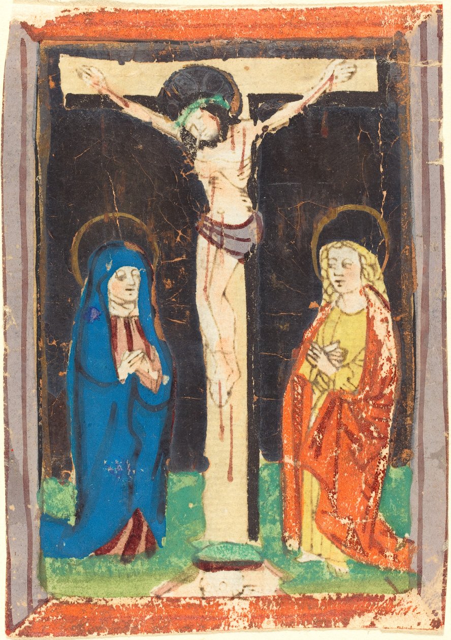 İsa çarmıhta by German 15th Century