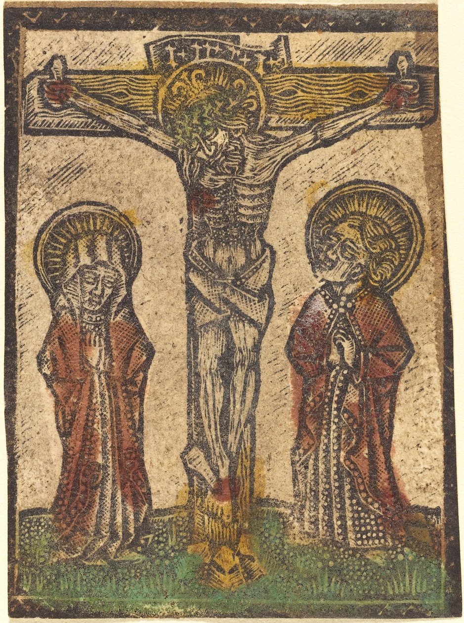 İsa çarmıhta by German 15th Century