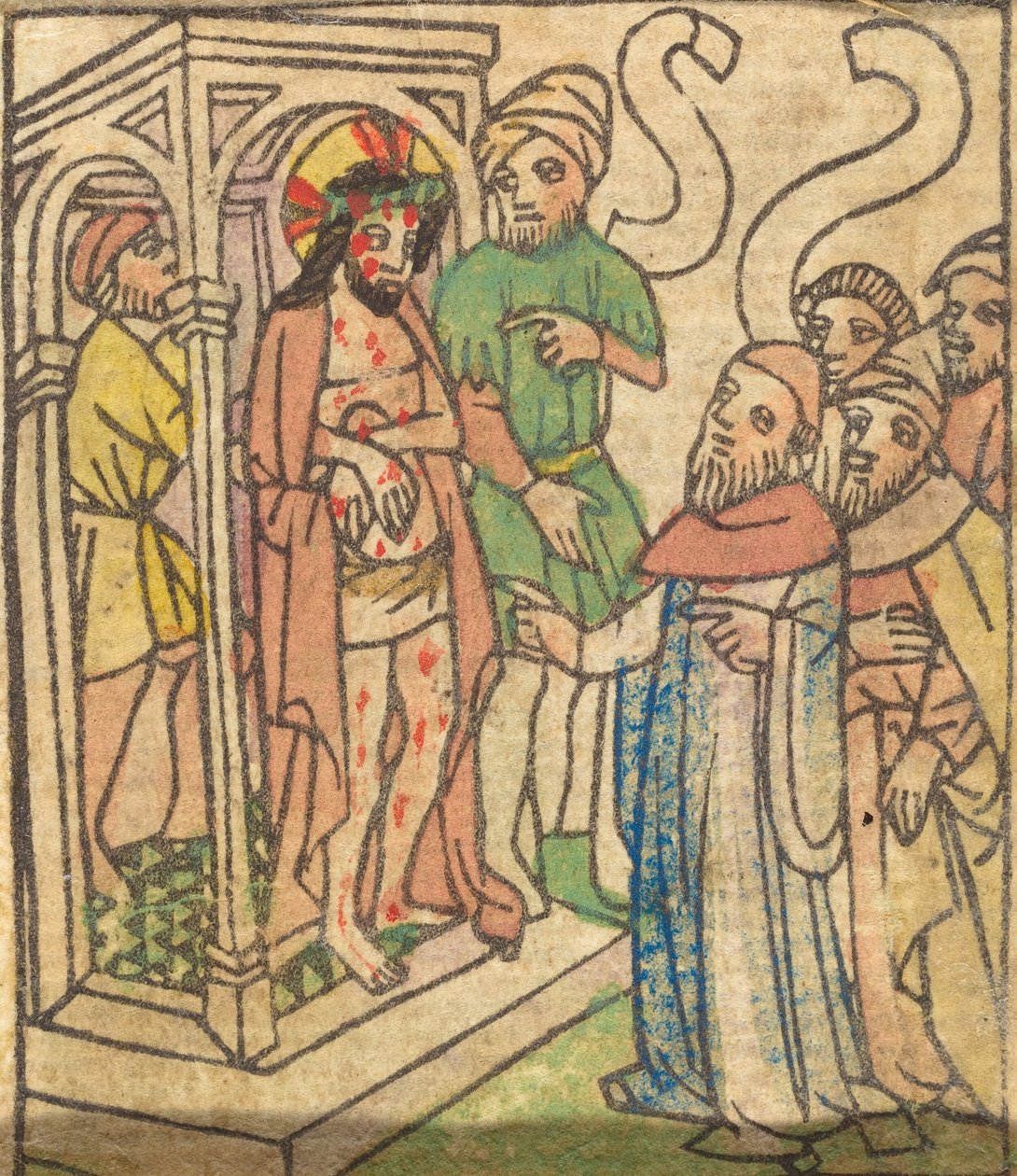 Ecce Homo [verso] by German 15th Century