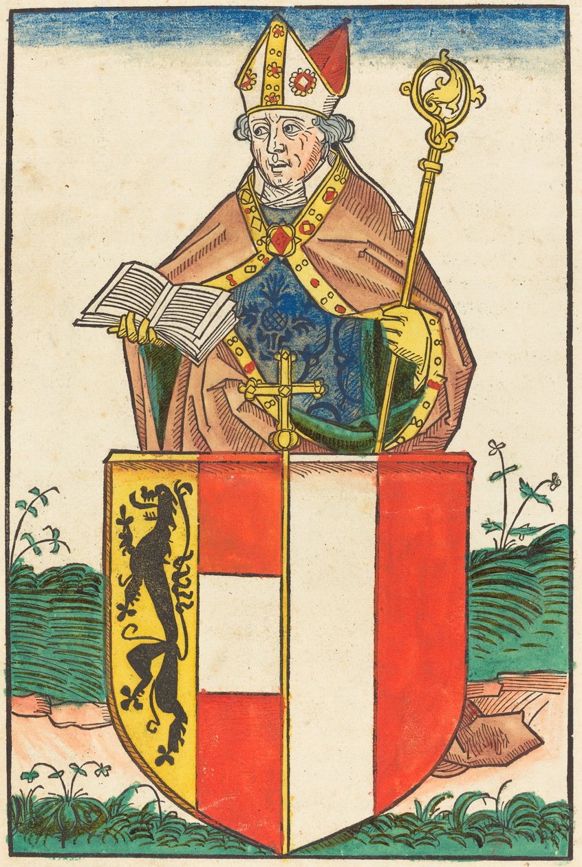 Schaumberg Friedrich Kontu - Salzburg Piskoposu by German 15th Century