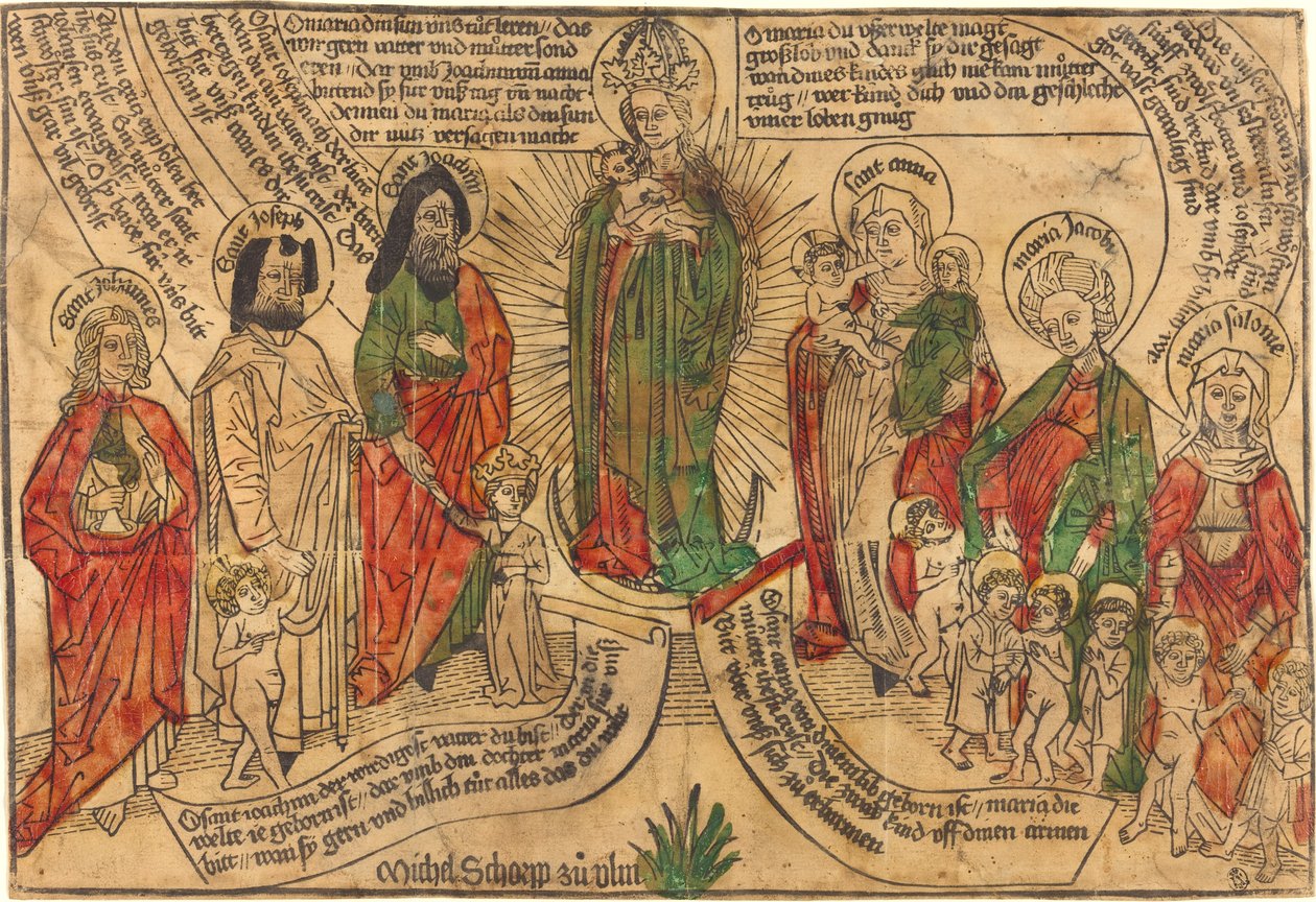 kutsal akrabalık by German 15th Century