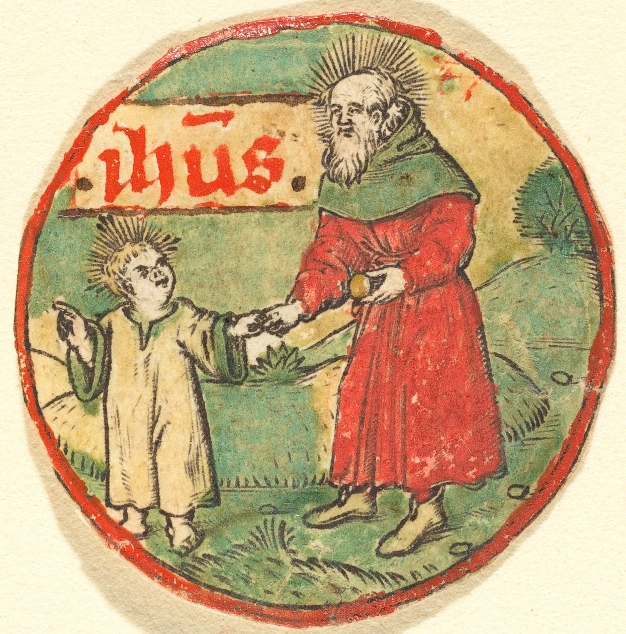 Yusuf ve İsa Çocuk by German 15th Century