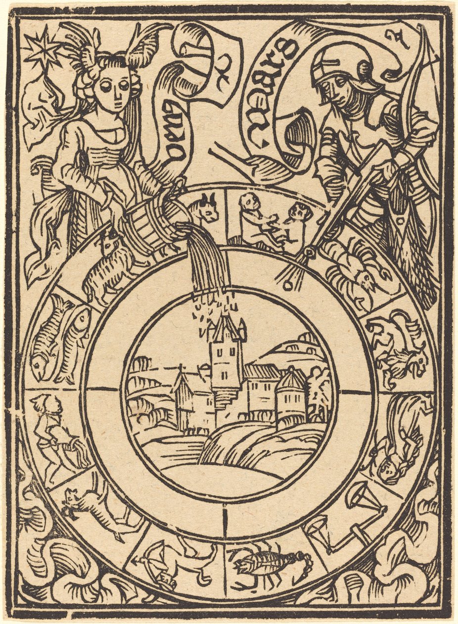 Mars ve Venüs by German 15th Century