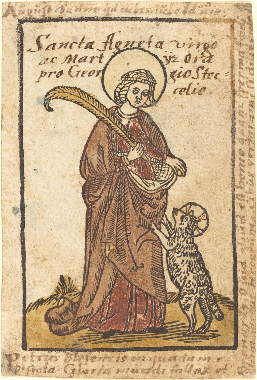 Aziz Agnes by German 15th Century
