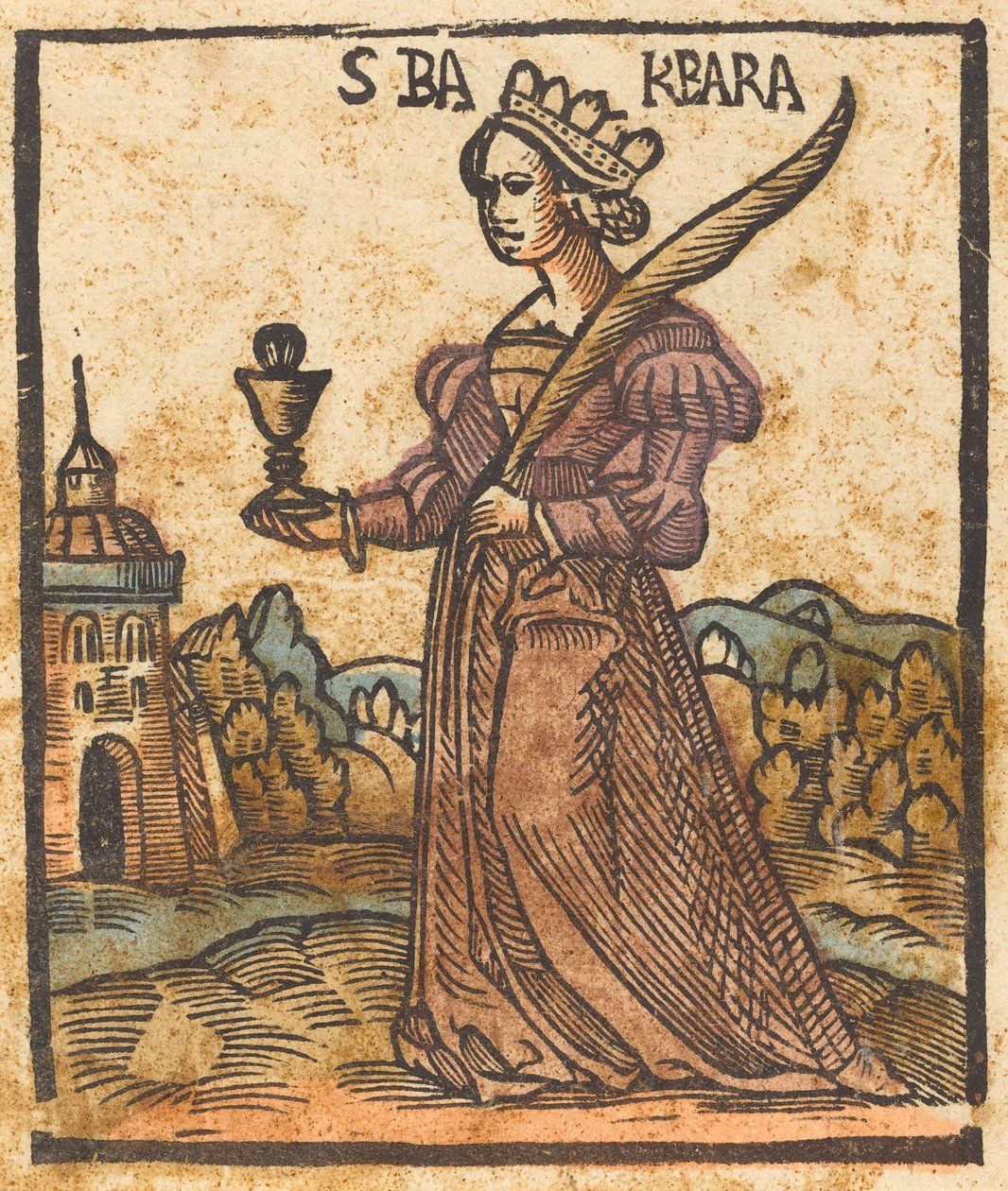 Aziz Barbara by German 15th Century