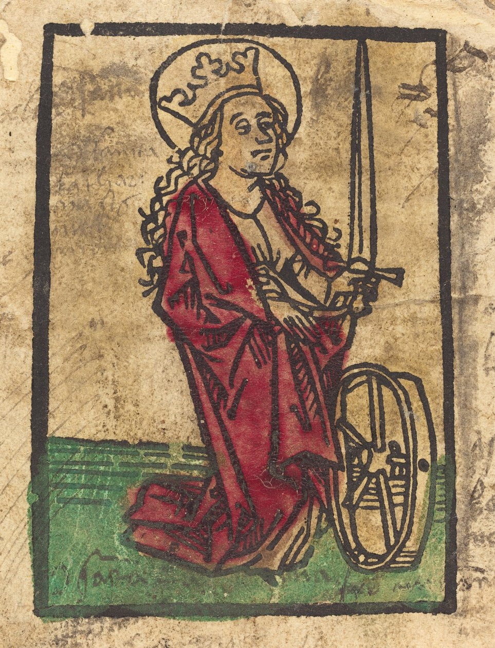 İskenderiye Aziz Catherine by German 15th Century