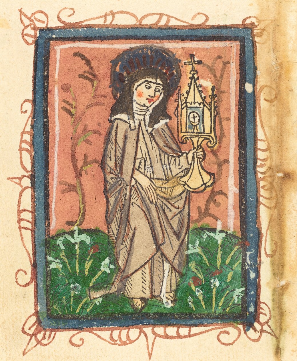 Assisi'li Aziz Clare by German 15th Century