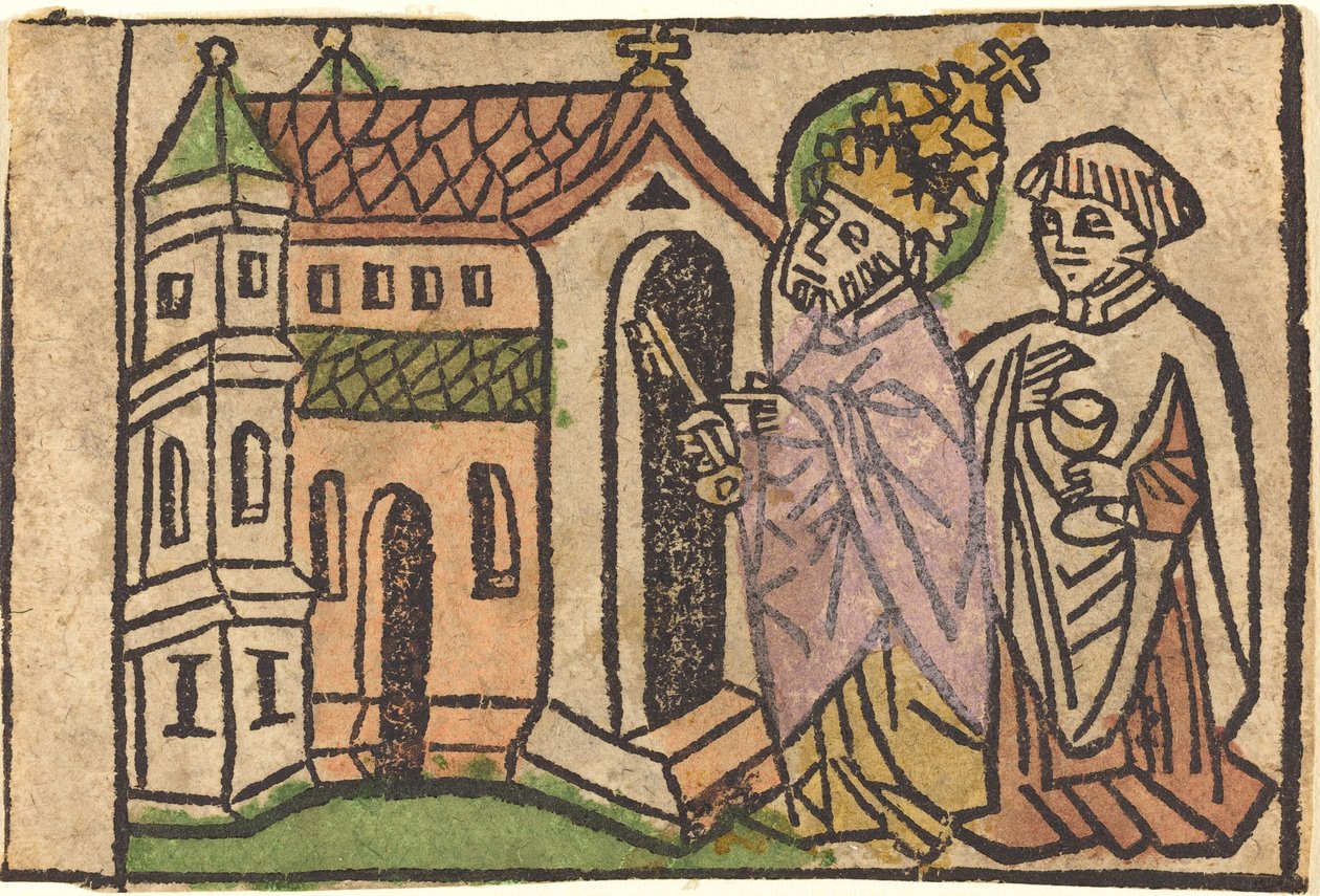 Kilisenin Kurucusu Olarak Aziz Peter by German 15th Century