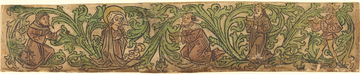 Bir Sınırdaki Magi Setinin Hayranlığı by German 15th Century