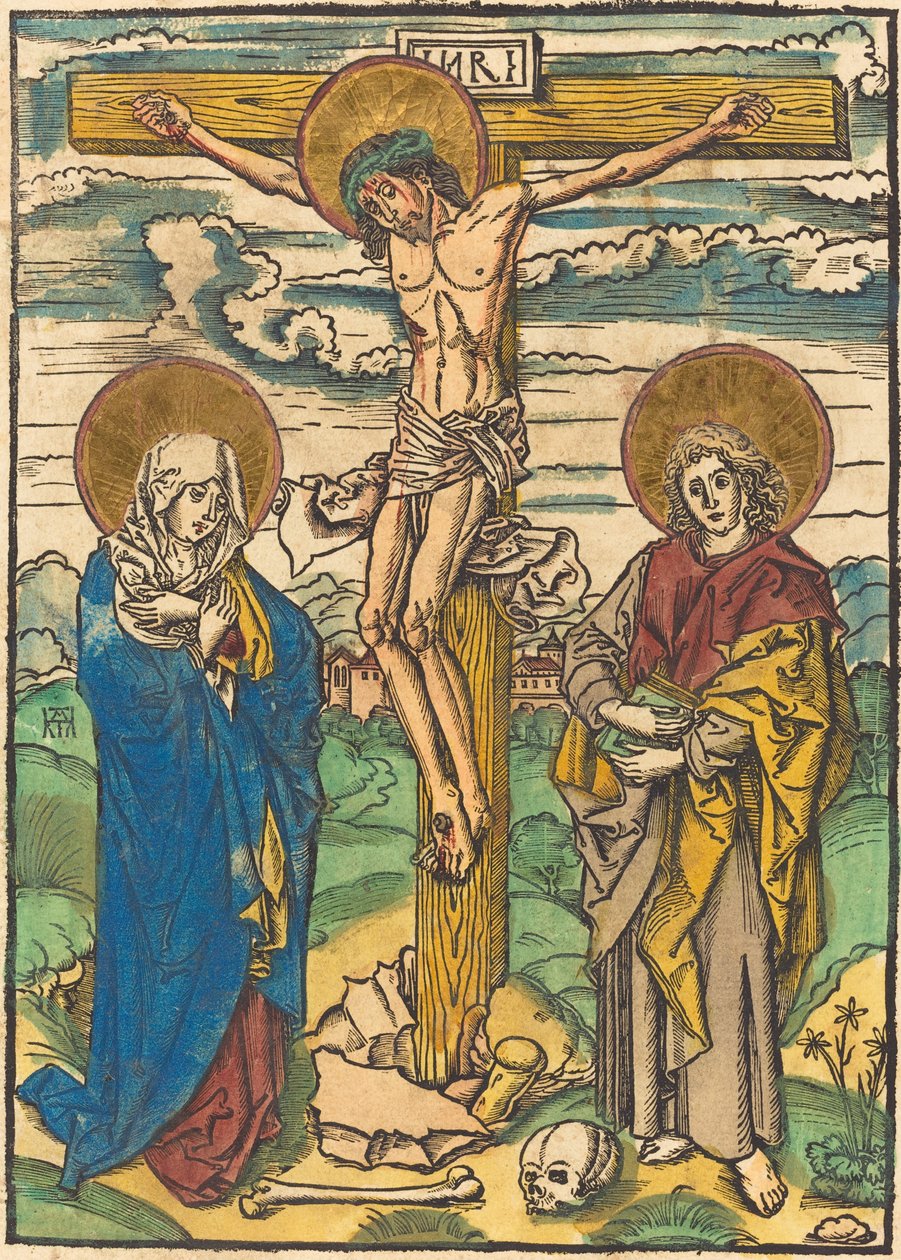 İsa çarmıhta by German 16th Century