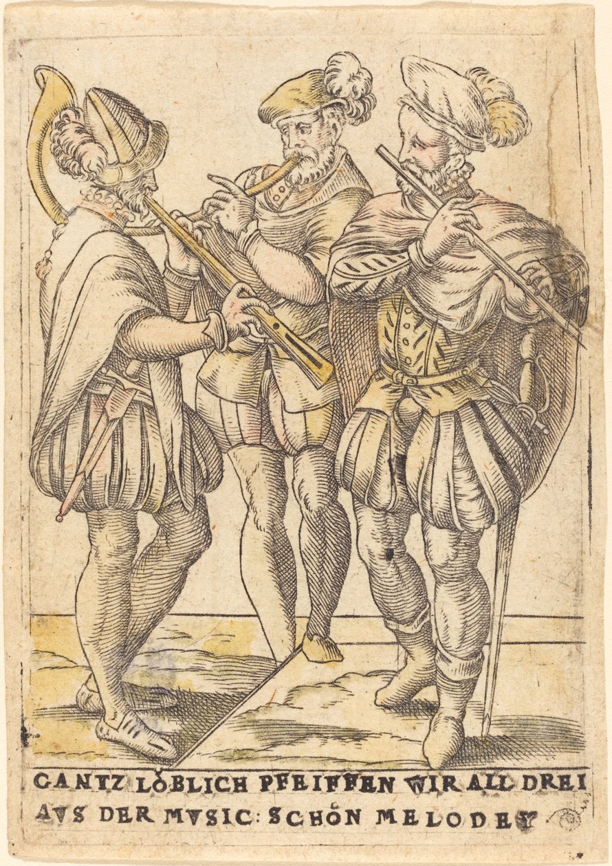 Gantz loblich Pfeiffen, tüm drei avs der Mvsic: Schon Melodey by German 16th Century