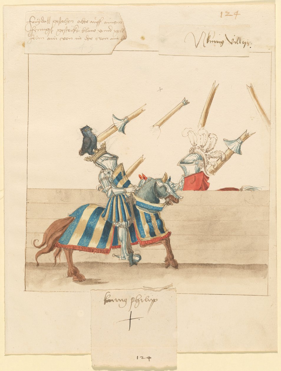 italyanca, barış, mızrak dövüşü by German 16th Century