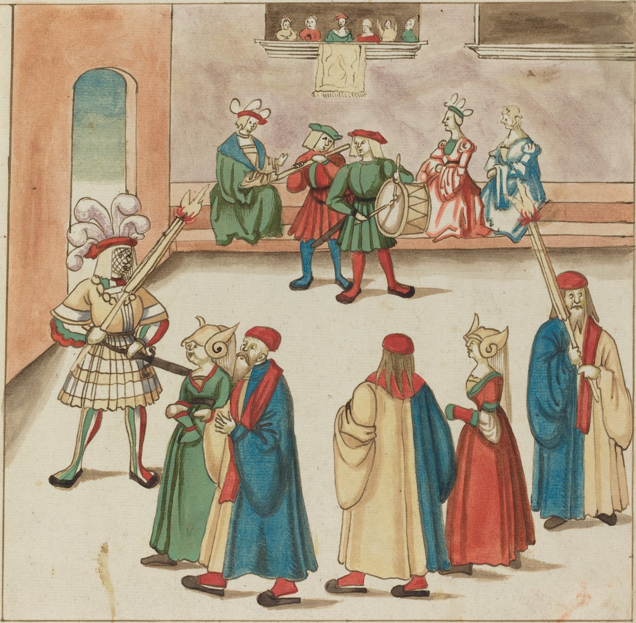 maskeli balo by German 16th Century