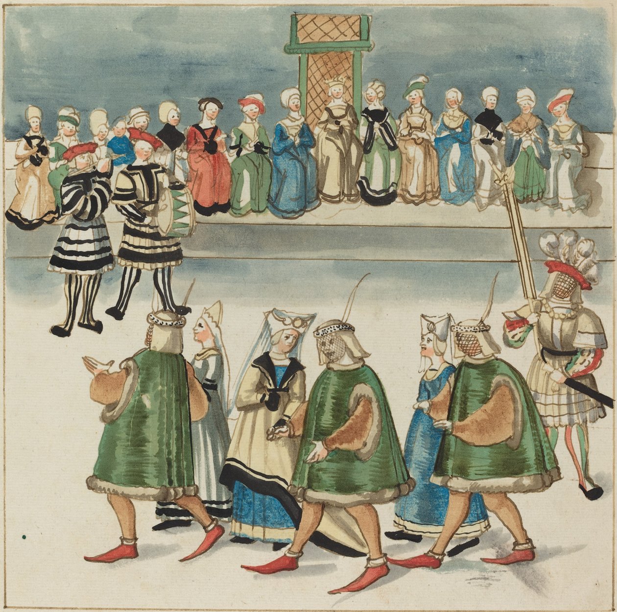 maskeli balo by German 16th Century