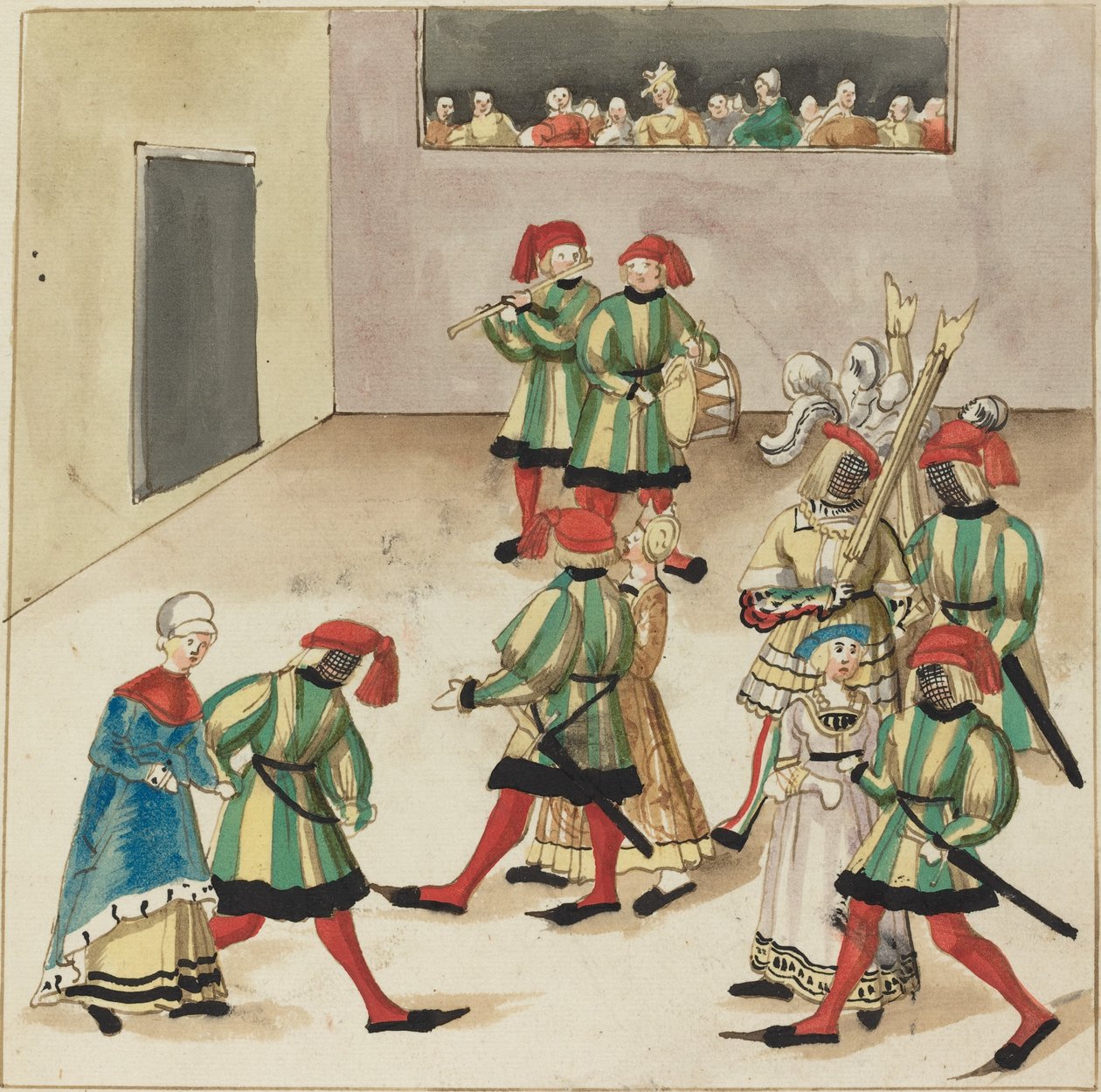 maskeli balo by German 16th Century