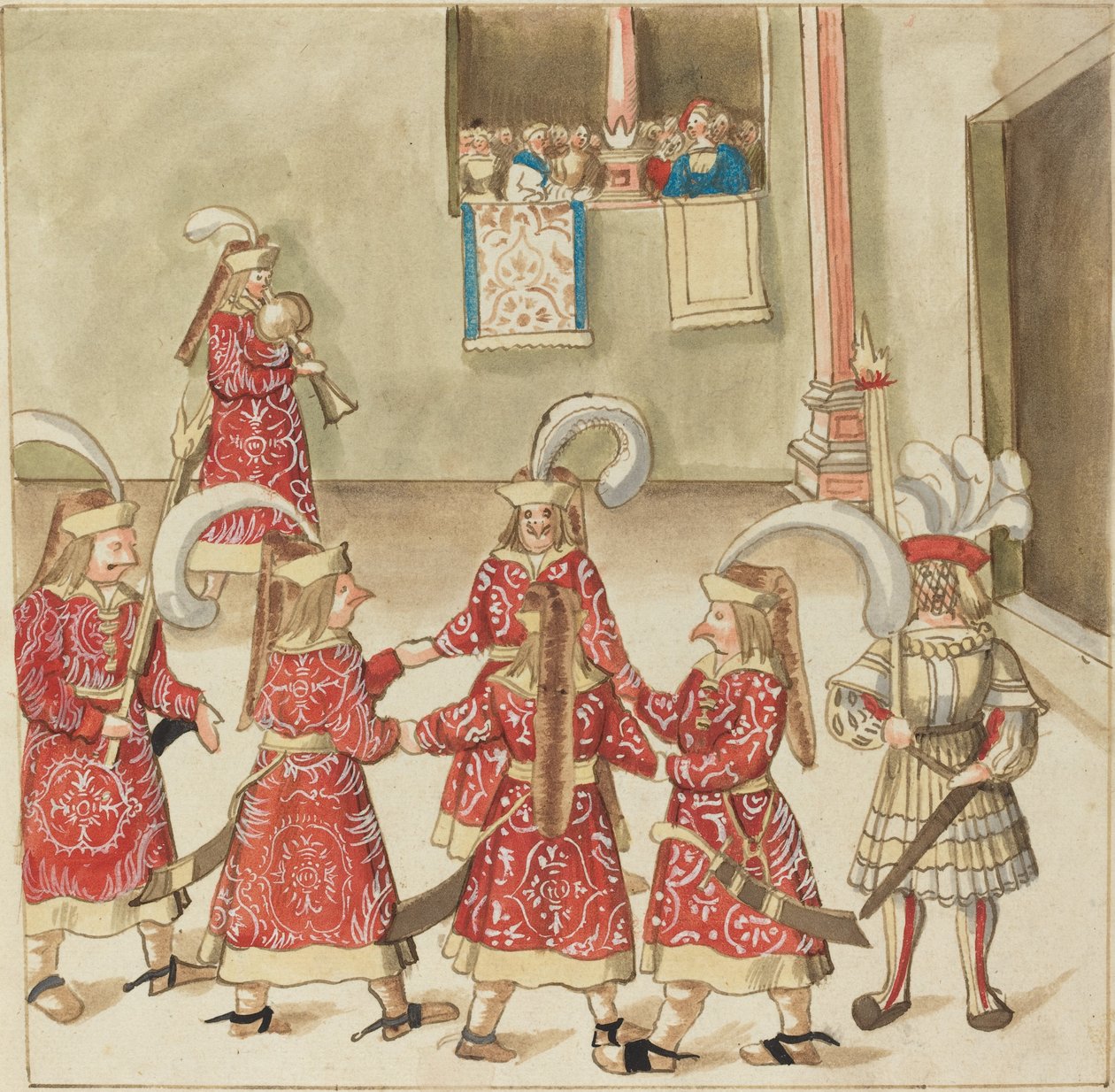 maskeli balo by German 16th Century