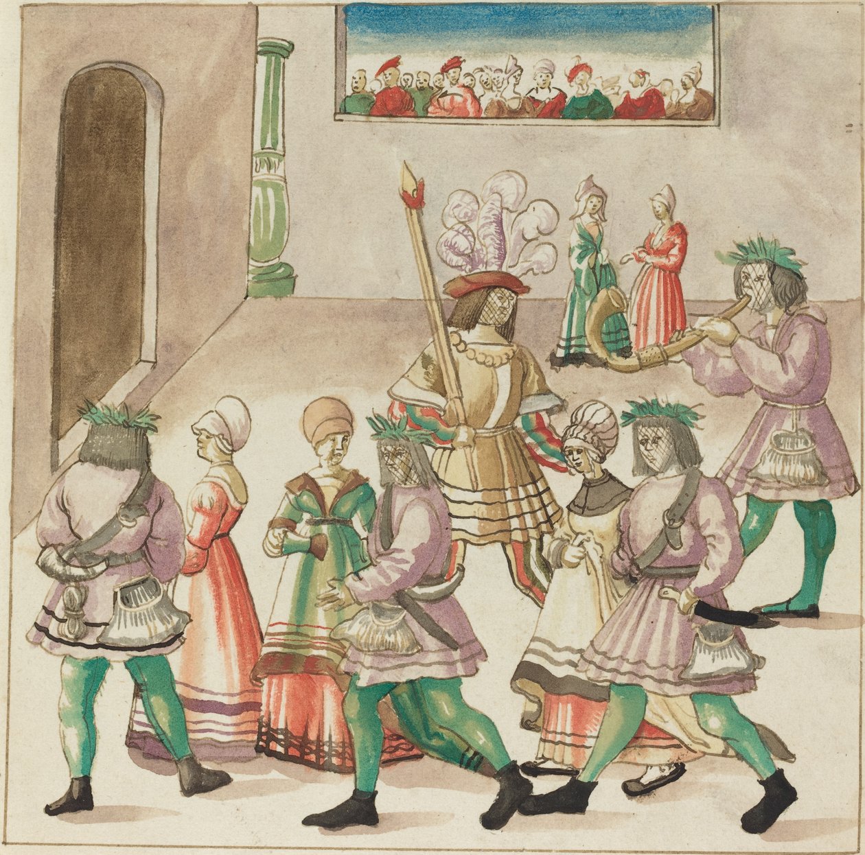 maskeli balo by German 16th Century