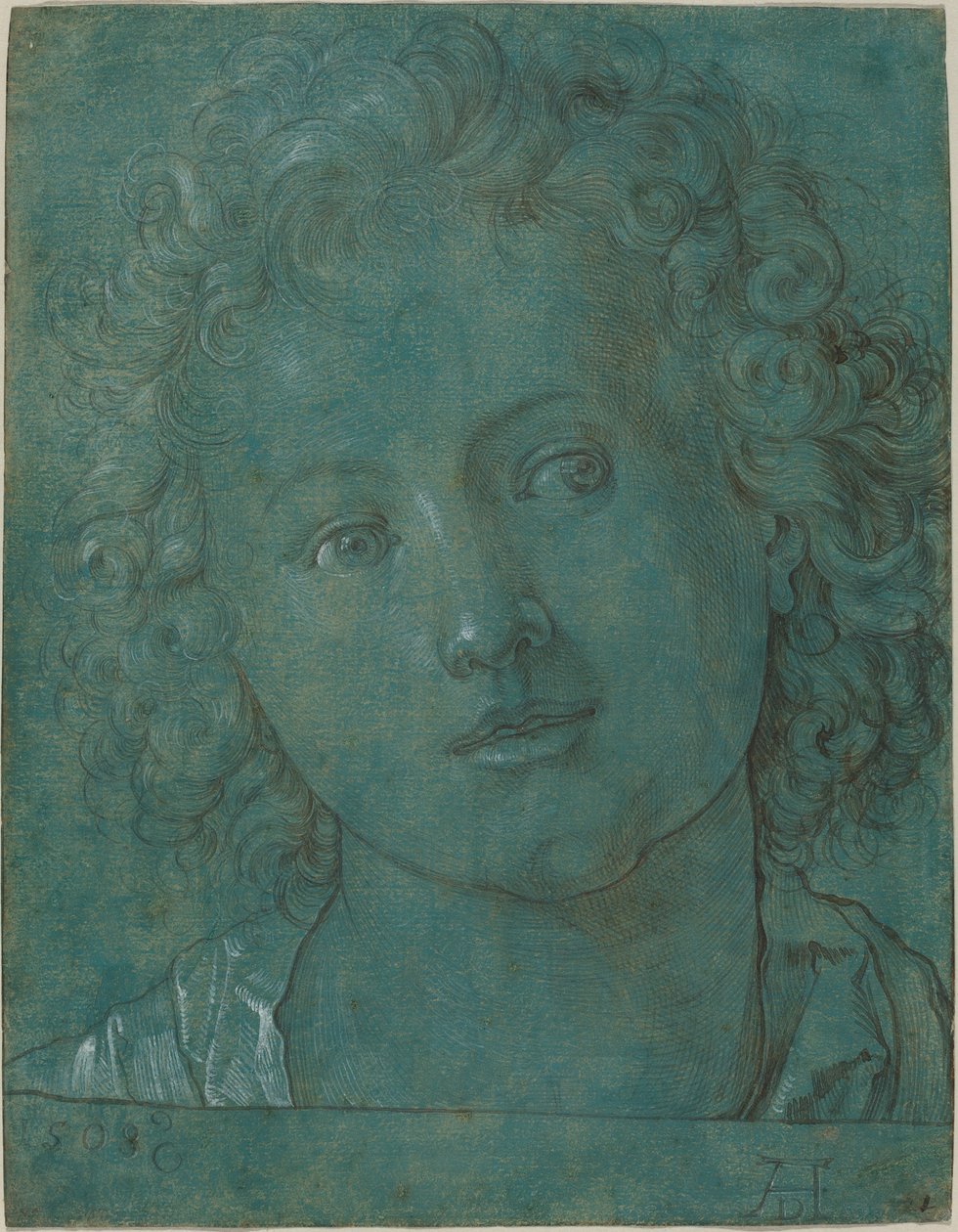 Bir çocuğun başı by German 16th Century after Albrecht Dürer