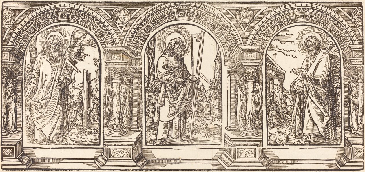 İsa ve Havarileri IV by German 16th Century after Martin Schongauer