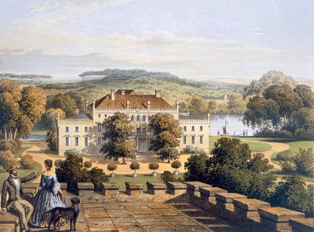 Bir Prusya Kraliyet Konutu, c.1852-63 by German School