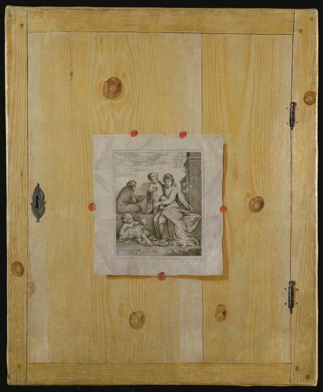Oymalı Dolap Kapısının Trompe İli by German School