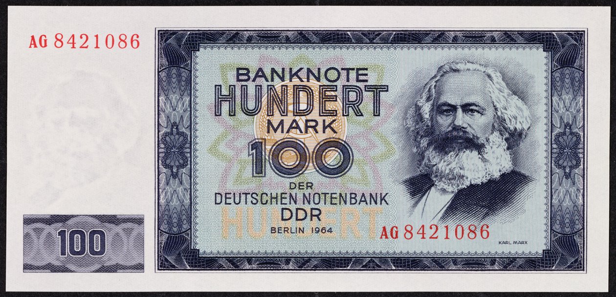 Yüz marklık banknot, 1964 by German School