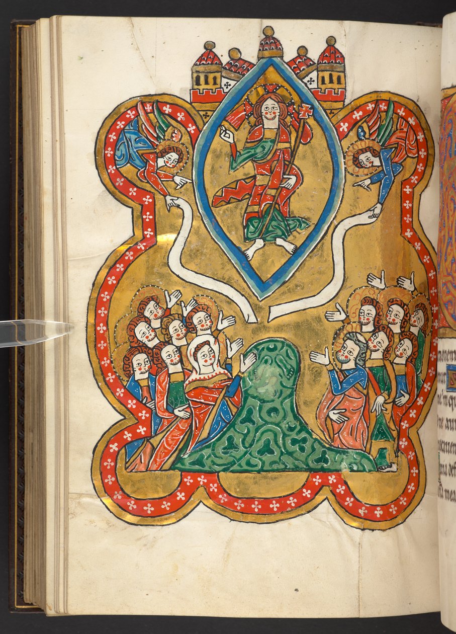 Ekle. 60629, f.103v Yükseliş (parşömen) by German School